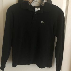 Boys Long Sleeve Lacoste Polo Shirt - Size 10🐊